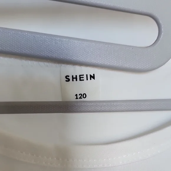 SHEIN White and Brown Kids Matching Set - Picture 2 of 7